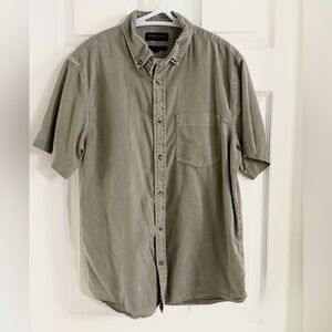 Banana Republic Slim Fit Shirt Khaki‎ Button Down Size M